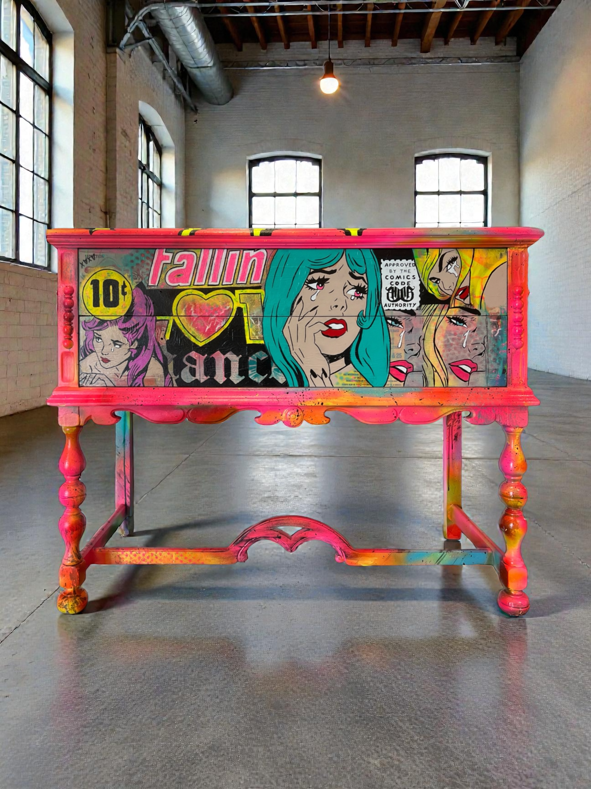 Vintage Pop Art Dresser