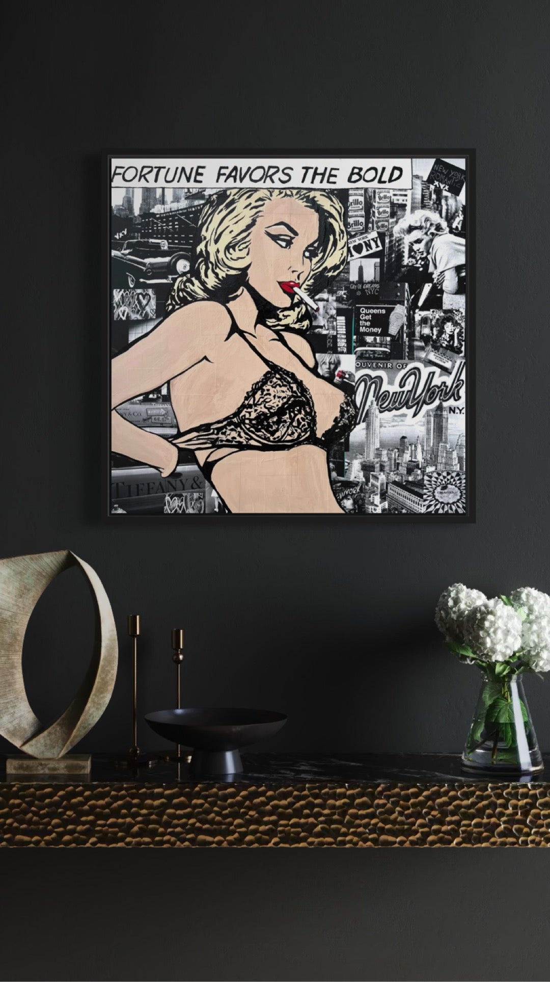 Fortune Favors The Bold • Original Painting